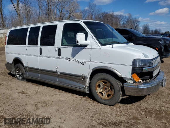 2005 Chevrolet Express Cargo Van YF7 Upfitter with VIN 1GBFG15T051205550, listed as a Copart auction lot 50245045 with 310,774 mi miles and Clean Title. Bid and sale history available at carsss.com. Image 4.