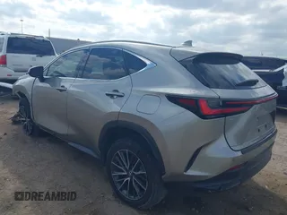 2024 Lexus NX with VIN 2T2GGCEZXRC038367, listed as a IAAI auction lot 41492159 with 34,753 mi miles. Bid and sale history available at carsss.com. Image 3.