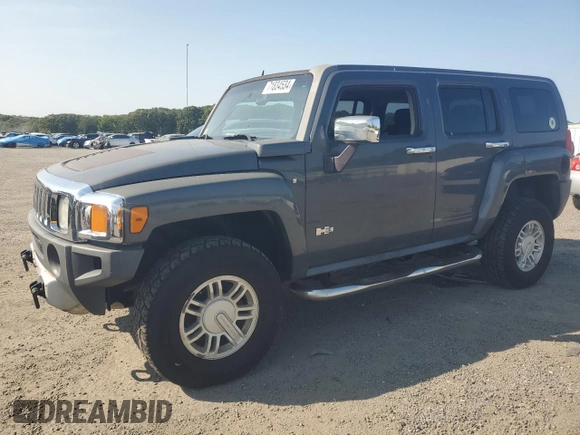 2008 Hummer H3 SUV with VIN 5GTEN13E288159337, listed as a Copart auction lot 71834534 with 184,329 mi miles and Clean Title. Bid and sale history available at carsss.com. Image 1.