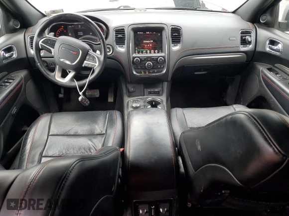 2017 Dodge Durango R/T with VIN 1C4SDJCT9HC937044, listed as a Copart auction lot 72857594 with 88,183 mi miles and Salvage title. Bid and sale history available at DreamBid. Image 8.