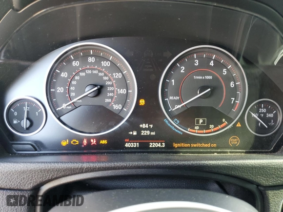 2017 BMW 4 Series 430i xDrive with VIN WBA4F9C54HG439603, listed as a Copart auction lot 62525125 with 40,331 mi miles and Salvage title. Bid and sale history available at DreamBid. Image 9.