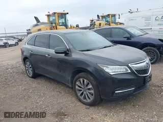 2015 Acura MDX Tech Pkg with VIN 5FRYD4H43FB004106, listed as a IAAI auction lot 40731821 with 99,020 mi miles. Bid and sale history available at carsss.com. Image 1.