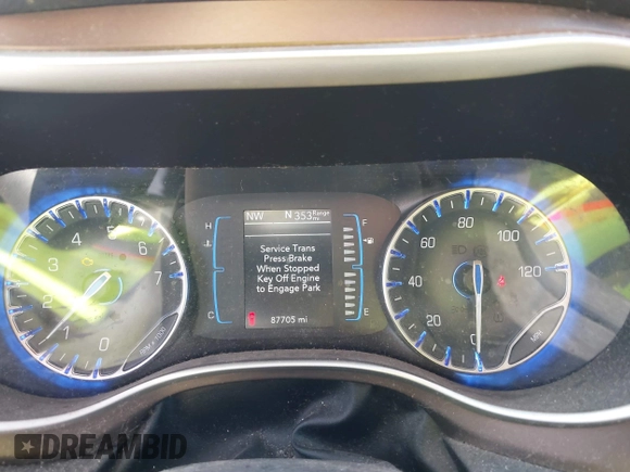 2017 Chrysler Pacifica Touring with VIN 2C4RC1DG6HR501164, listed as a IAAI auction lot 41863304 with 87,705 mi miles and . Bid and sale history available at DreamBid. Image 7.