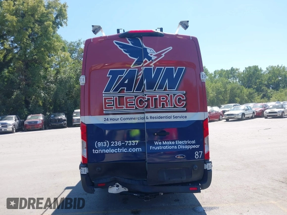 2020 Ford Transit Cargo with VIN 1FTBW3X8XLKB01219, listed as a IAAI auction lot 40268320 with 53,863 mi miles and . Bid and sale history available at DreamBid. Image 16.