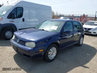 2003 Volkswagen Golf GL with VIN 9BWFK61J334061151, listed as a IAAI auction lot 41963428 with 148,052 mi miles. Bid and sale history available at carsss.com. Image 2.
