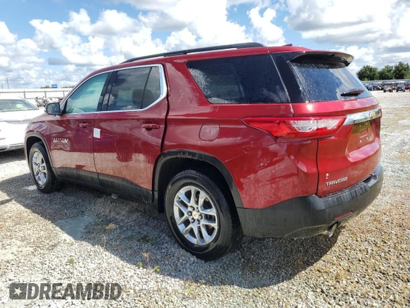 2021 Chevrolet Traverse LT Cloth with VIN 1GNERGKW0MJ189634, listed as a Copart auction lot 58873255 with Not provided miles and Non repairable. Bid and sale history available at DreamBid. Image 2.