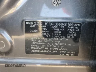 2010 Suzuki SX4 with VIN JS2YB5A24A6300249, listed as a Copart auction lot 71565394 with 291,886 mi miles and Salvage Title. Bid and sale history available at DreamBid. Image 12.