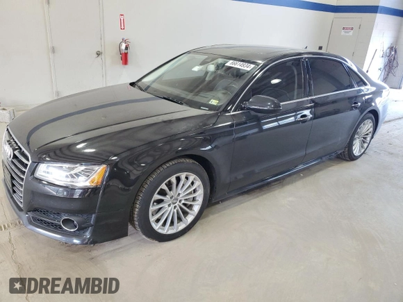 2016 Audi A8 Sport z VIN WAU43AFD1GN011589, wystawiony jako Copart lot #86614934 z przebiegiem 96 137 mil mil oraz Szkoda całkowita • Salvage title. Historia ofert i sprzedaży dostępna na DreamBid. Obrazek 1.
