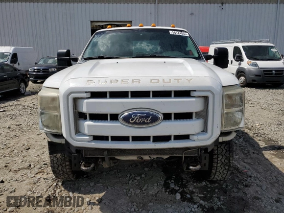 2011 Ford F-250 XL with VIN 1FT7X2BTXBEC51241, listed as a Copart auction lot 56174055 with 232,259 mi miles and Salvage title. Bid and sale history available at DreamBid. Image 5.
