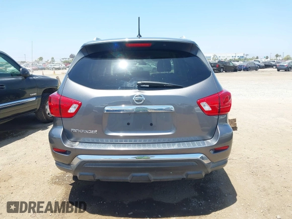2017 Nissan Pathfinder S with VIN 5N1DR2MN5HC626920, listed as a IAAI auction lot 42557957 with 101,479 mi miles and . Bid and sale history available at DreamBid. Image 16.