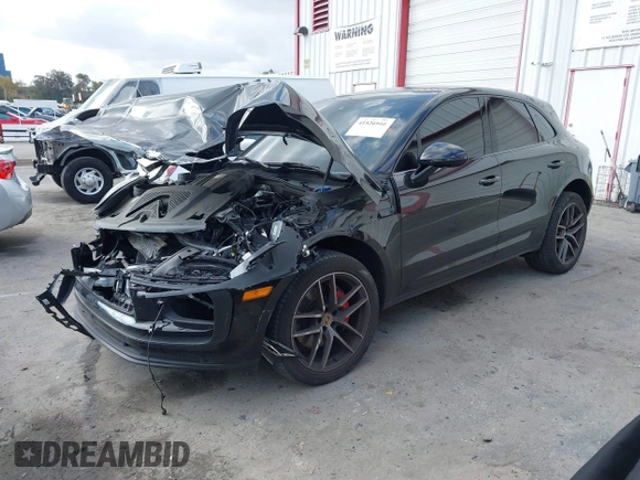 2022 Porsche Macan S with VIN WP1AG2A59NLB24147, listed as a IAAI auction lot 41526910 with 24,026 mi miles and . Bid and sale history available at DreamBid. Image 17.