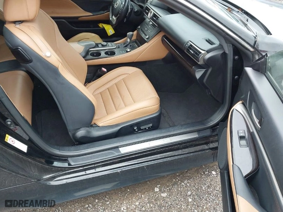 2016 Lexus RC 200t with VIN JTHHA5BC9G5001485, listed as a IAAI auction lot 41578795 with 123,056 mi miles. Bid and sale history available at carsss.com. Image 5.