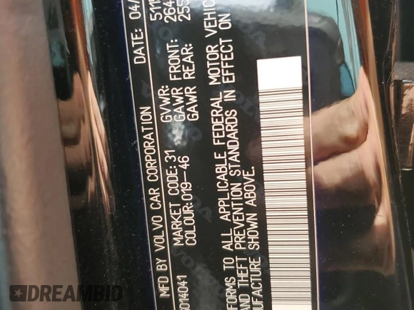 2019 Volvo S60 R-Design with VIN 7JRA22TMXKG014041, listed as a Copart auction lot 48345394 with 42,319 mi miles and Salvage Title. Bid and sale history available at carsss.com. Image 15.