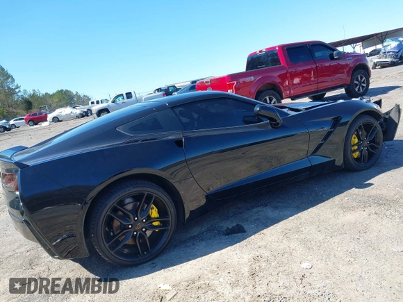 2016 Chevrolet Corvette 1LT with VIN 1G1YB2D77G5116429, listed as a IAAI auction lot 41608805 with 115,521 mi miles. Bid and sale history available at carsss.com. Image 4.