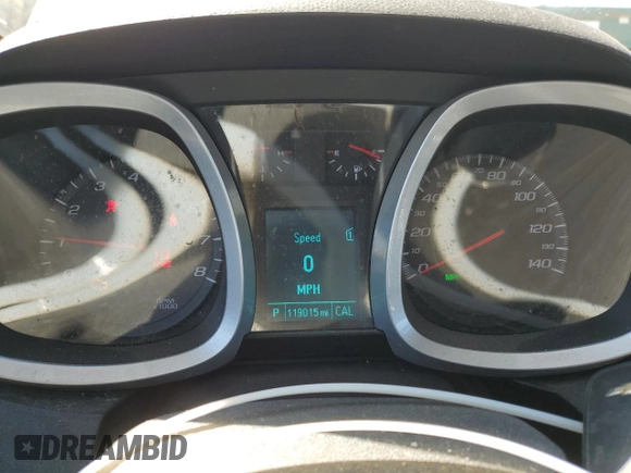 2012 Chevrolet Equinox 2LT with VIN 2GNFLNE5XC6248598, listed as a Copart auction lot 53730135 with 119,015 mi miles and Salvage Title. Bid and sale history available at DreamBid. Image 9.