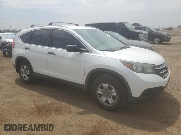 2013 Honda CR-V LX with VIN 5J6RM3H36DL022305, listed as a Copart auction lot 60541385 with 113,106 mi miles and Salvage title. Bid and sale history available at DreamBid. Image 4.