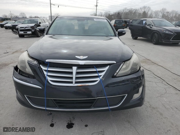 2013 Hyundai Genesis 5.0L R-Spec with VIN KMHGC4DHXDU246092, listed as a Copart auction lot 45556245 with 139,951 mi miles and Salvage Title. Bid and sale history available at carsss.com. Image 5.