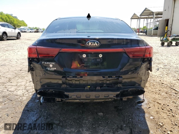 2021 Kia Forte LXS with VIN 3KPF24AD1ME340977, listed as a Copart auction lot 53044505 with 73,829 mi miles and Salvage title. Bid and sale history available at DreamBid. Image 6.