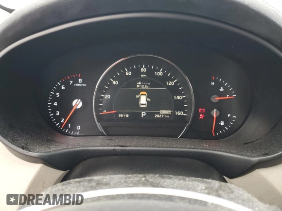 2019 Kia Sorento EX with VIN 5XYPH4A54KG499018, listed as a Copart auction lot 46420925 with 28,271 mi miles and Salvage Title. Bid and sale history available at carsss.com. Image 9.
