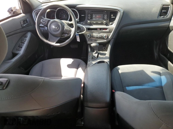 2015 Kia Optima LX with VIN 5XXGM4A71FG456344, listed as a Copart auction lot 47100075 with 143,327 mi miles and Salvage Title. Bid and sale history available at carsss.com. Image 8.