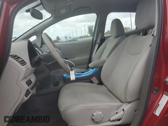 2011 Nissan LEAF SL-e with VIN JN1AZ0CP1BT005859, listed as a Copart auction lot 53890865 with 71,746 mi miles and Clean Title. Bid and sale history available at carsss.com. Image 7.