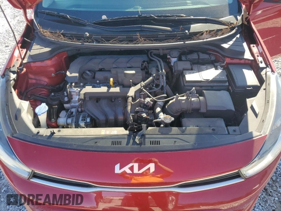 2022 Kia Rio LX with VIN 3KPA24AD6NE484231, listed as a Copart auction lot 86517834 with 35,164 mi miles and Salvage Title. Bid and sale history available at carsss.com. Image 11.