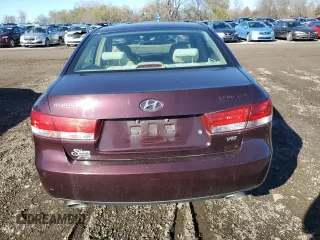 2006 Hyundai Sonata GLS with VIN 5NPEU46F76H090837, listed as a Copart auction lot 80786564 with 109,886 mi miles and Clean Title. Bid and sale history available at DreamBid. Image 6.