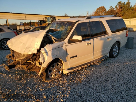 2008 Ford Expedition EL Limited with VIN 1FMFK19508LA12423, listed as a Copart auction lot 87960475 with 0 mi miles and Salvage Title. Bid and sale history available at carsss.com. Image 1.