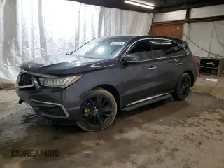 2019 Acura MDX w/Technology Pkg with VIN 5J8YD3H54KL007576, listed as a Copart auction lot 82241664 with 49,471 mi miles and Salvage Title. Bid and sale history available at carsss.com. Image 1.