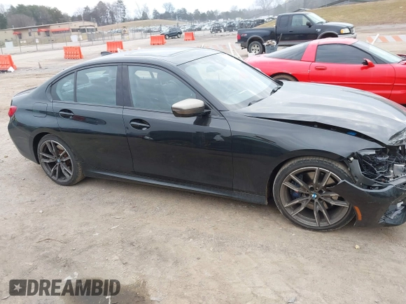 2020 BMW 3 Series M340i with VIN WBA5U7C02LAF54184, listed as a IAAI auction lot 41490697 with 57,363 mi miles. Bid and sale history available at carsss.com. Image 13.