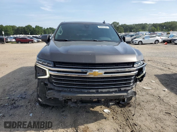 2021 Chevrolet Tahoe LT z VIN 1GNSKNKD2MR357415, wystawiony jako Copart lot #65203165 z przebiegiem 82 996 mil mil oraz Szkoda całkowita • Salvage title. Historia ofert i sprzedaży dostępna na DreamBid. Obrazek 5.
