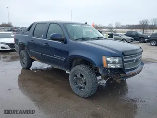 2007 Chevrolet Avalanche LT w/3LT with VIN 3GNFK12317G118640, listed as a IAAI auction lot 41735210 with 0 mi miles. Bid and sale history available at carsss.com. Image 1.