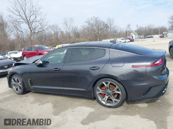 2021 Kia Stinger GT2 with VIN KNAE55LC0M6088347, listed as a IAAI auction lot 41503919 with 113,823 mi miles. Bid and sale history available at carsss.com. Image 15.