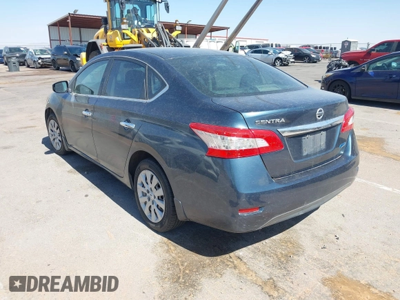 2014 Nissan Sentra SV with VIN 3N1AB7AP5EL678453, listed as a IAAI auction lot 42562818 with 152,563 mi miles and . Bid and sale history available at DreamBid. Image 3.