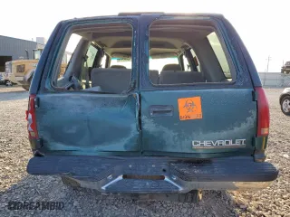 1999 Chevrolet Tahoe Z71 with VIN 1GNEK13R0XJ512661, listed as a Copart auction lot 68022173 with 181,573 mi miles and Salvage Title. Bid and sale history available at carsss.com. Image 6.