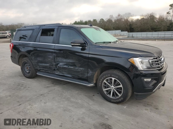 2021 Ford Expedition Max XLT with VIN 1FMJK1JT7MEA19405, listed as a Copart auction lot 43986285 with 94,236 mi miles and Salvage Title. Bid and sale history available at DreamBid. Image 4.
