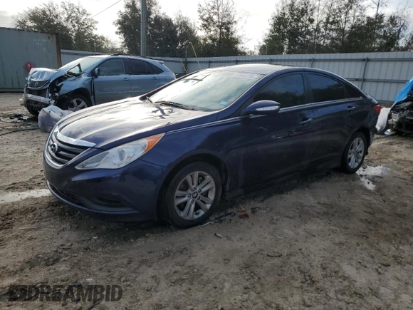2014 Hyundai Sonata GLS with VIN 5NPEB4AC6EH860818, listed as a Copart auction lot 47444715 with 117,438 mi miles and Non Repairable. Bid and sale history available at carsss.com. Image 1.