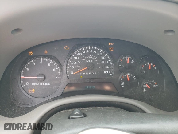 2006 Chevrolet TrailBlazer LS with VIN 1GNDT13S362357608, listed as a Copart auction lot 68828434 with 173,608 mi miles and Salvage Title. Bid and sale history available at DreamBid. Image 9.