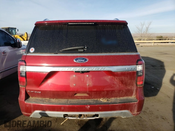 2019 Ford Expedition Max Platinum with VIN 1FMJK1MT6KEA23566, listed as a Copart auction lot 84146234 with Not provided miles and Salvage title. Bid and sale history available at DreamBid. Image 6.