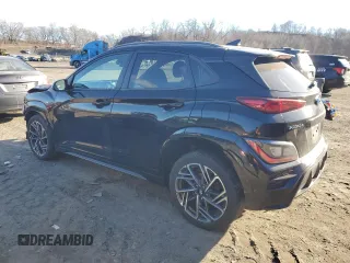 2022 Hyundai Kona N Line with VIN KM8K3CA33NU773941, listed as a Copart auction lot 86477754 with 51,259 mi miles and Salvage Title. Bid and sale history available at carsss.com. Image 2.