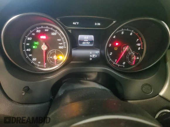 2018 Mercedes-Benz CLA 250 with VIN WDDSJ4EB6JN607294, listed as a Copart auction lot 44976164 with 65,192 mi miles and . Bid and sale history available at DreamBid. Image 9.