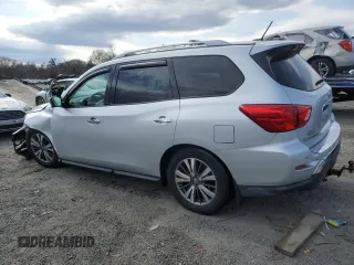 2017 Nissan Pathfinder SL with VIN 5N1DR2MM9HC642366, listed as a Copart auction lot 50877595 with 73,768 mi miles and Salvage Title. Bid and sale history available at DreamBid. Image 2.