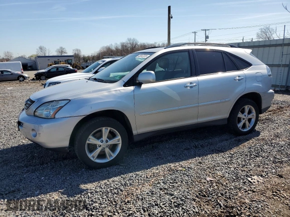 2008 Lexus RX 400h with VIN JTJHW31U682856775, listed as a Copart auction lot 48847335 with 313,385 mi miles and Salvage Title. Bid and sale history available at DreamBid. Image 1.
