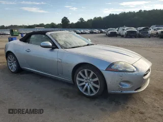 2007 Jaguar XK with VIN SAJDA44B075B01008, listed as a Copart auction lot 69111284 with 0 mi miles and Salvage Title. Bid and sale history available at carsss.com. Image 4.