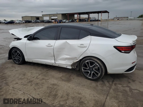 2024 Nissan Sentra SR with VIN 3N1AB8DV8RY301298, listed as a Copart auction lot 51853825 with Not provided miles and Salvage title. Bid and sale history available at DreamBid. Image 2.