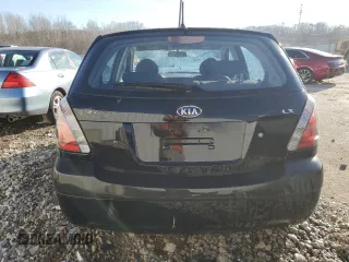 2008 Kia Rio LX with VIN KNADE163986345138, listed as a Copart auction lot 43580185 with 147,067 mi miles and Non Repairable. Bid and sale history available at carsss.com. Image 6.
