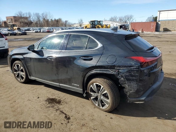 2022 Lexus UX 250h with VIN JTHP9JBH8N2057425, listed as a Copart auction lot 45984885 with 44,924 mi miles and Salvage title. Bid and sale history available at DreamBid. Image 2.