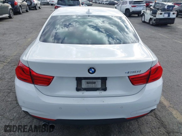 2019 BMW 4 Series 430i with VIN WBA4W3C5XKAF93081, listed as a IAAI auction lot 41689477 with 87,936 mi miles and . Bid and sale history available at DreamBid. Image 17.