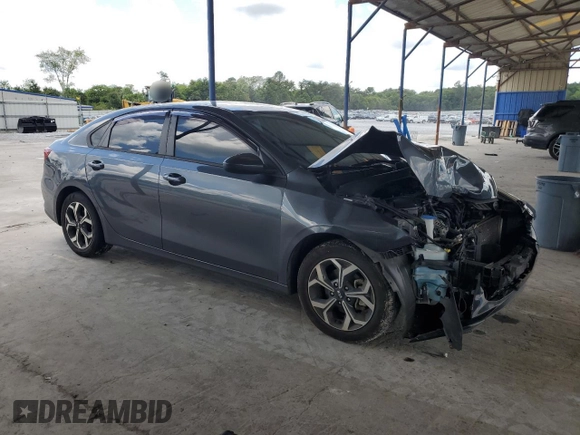 2019 Kia Forte LXS with VIN 3KPF24AD1KE020166, listed as a Copart auction lot 61613545 with 91,470 mi miles and Salvage title. Bid and sale history available at DreamBid. Image 4.