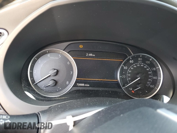 2021 Infiniti QX50 Luxe with VIN 3PCAJ5BA0MF119842, listed as a Copart auction lot 54868035 with 70,688 mi miles and Salvage title. Bid and sale history available at DreamBid. Image 9.